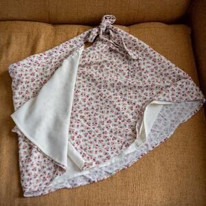 American Eagle Floral Wrap Skirt